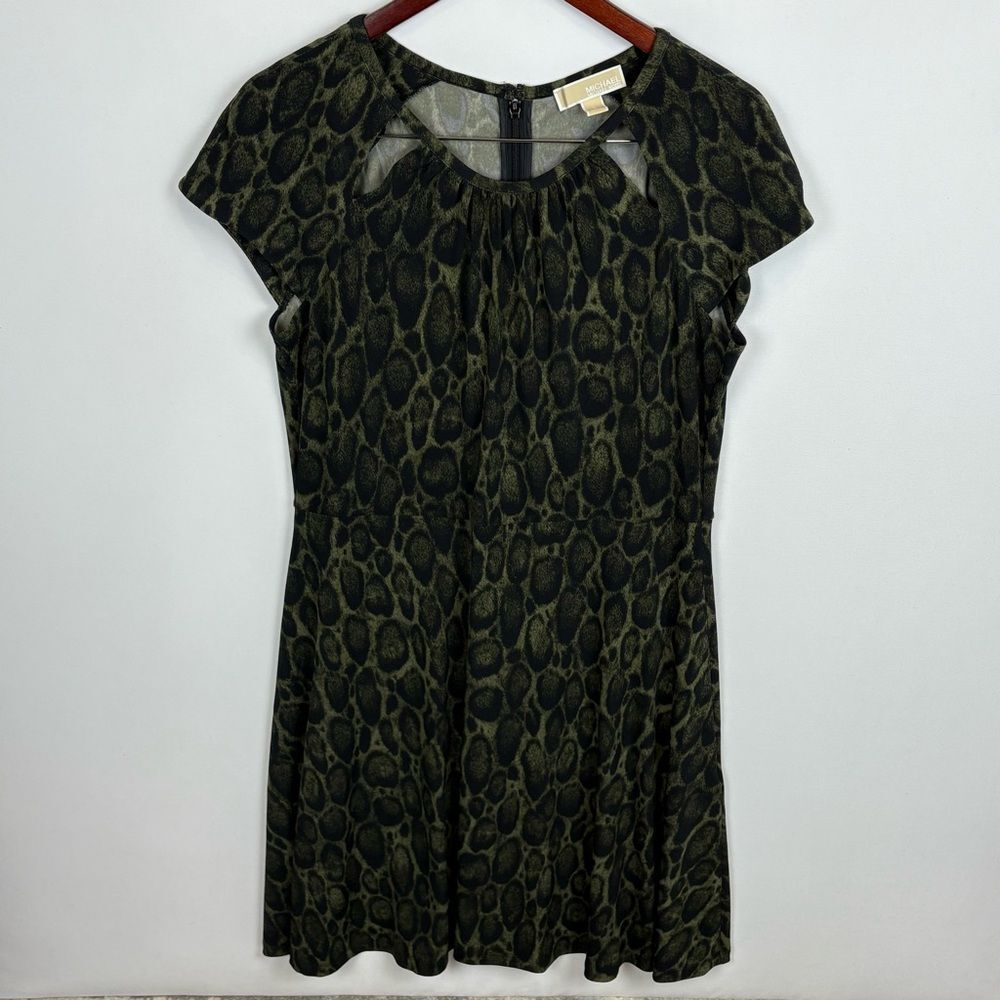 Michael Kors‎ Animal Print A-Line Dress
